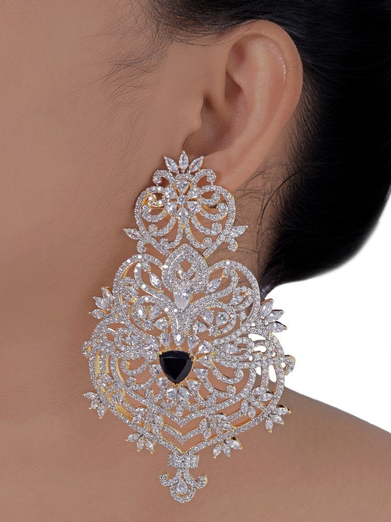 Imitation Diamond Cz Jewelry Set - 7731778 - View 2