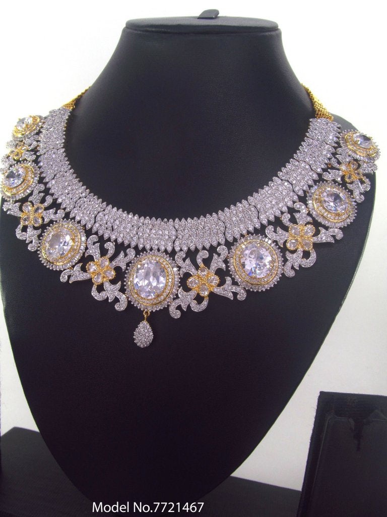 Gift Necklace Set in CZ - View A