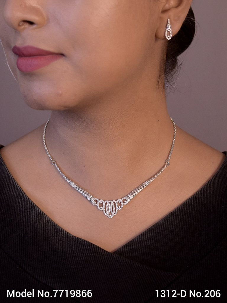 Classic Cz Necklace | Light Sets for All Occasions - Amaara World USA - SKU 7719866