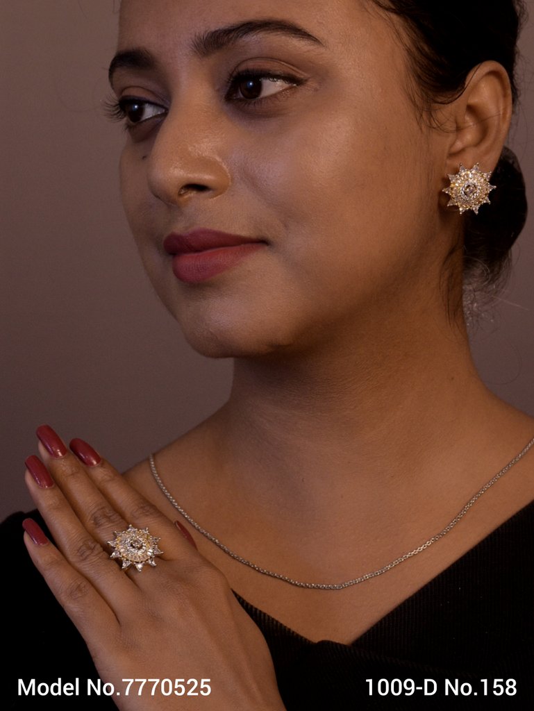 Earring With Finger Rings - Amaara World USA - SKU 7770525