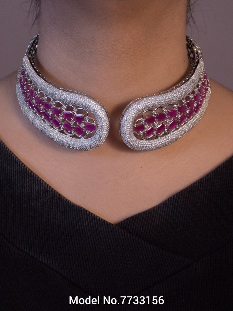 Original Zircon Wedding Jewellery - View A