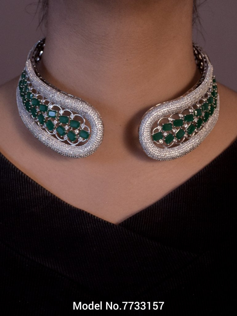 Choker Jewelry Set for Wedding Occasions - 7733157 - View 2