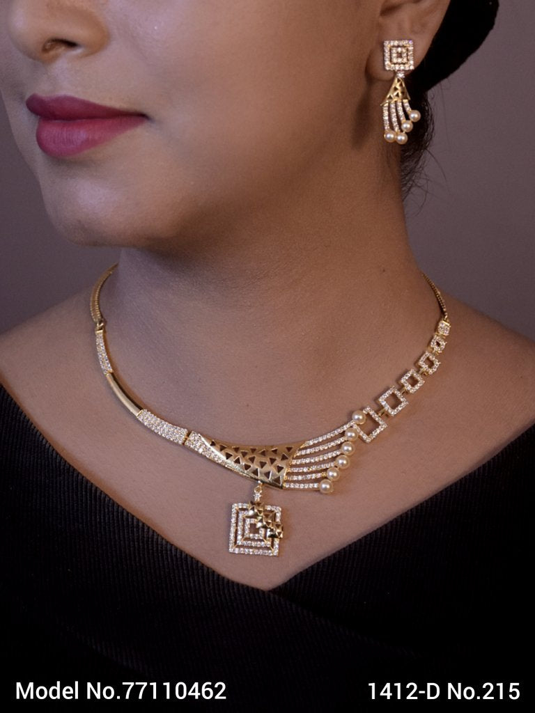 Made in India | Cz Necklace Set - Amaara World
