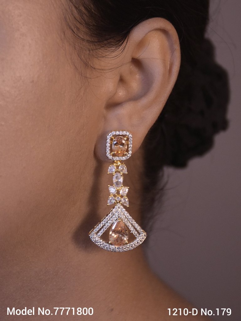 Rare Showstopper Earring Design - View A