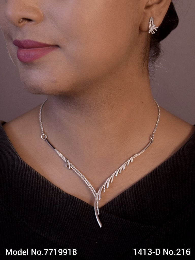 American Diamond Necklace Set | Wonderful Gift Item - Amaara World USA - SKU 7719918