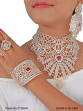 Choker Jewelry Set for Wedding Occasions - 7730939 - View 1