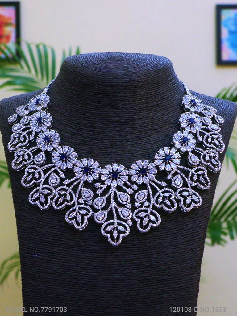 Imitation Diamond Cz Jewelry Set - View A