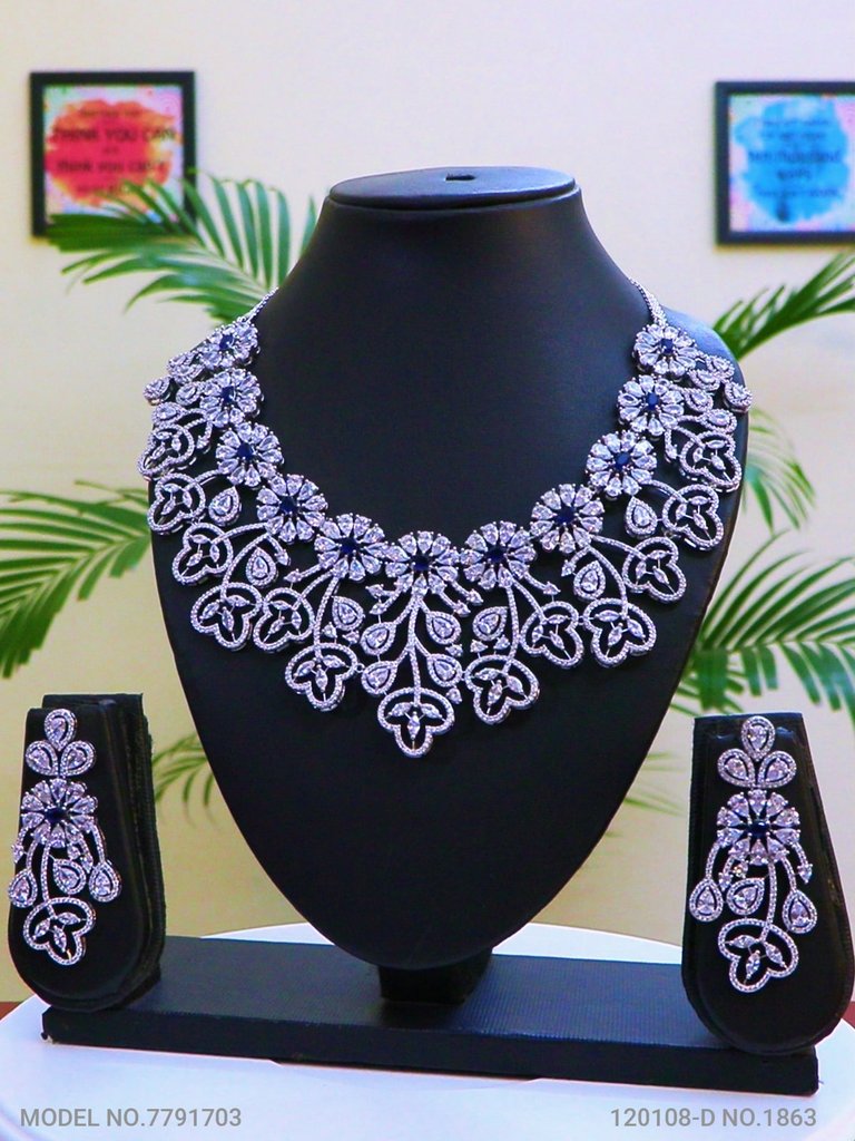 Imitation Diamond Cz Jewelry Set - Amaara World