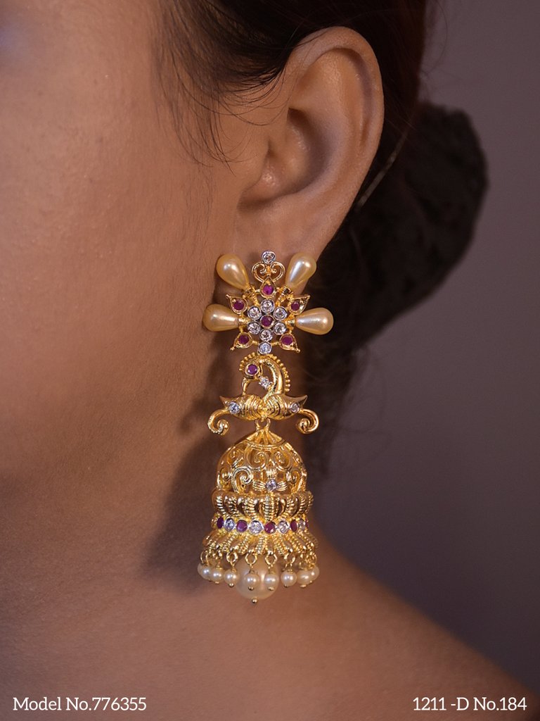Partywear statement Earrings - Amaara World
