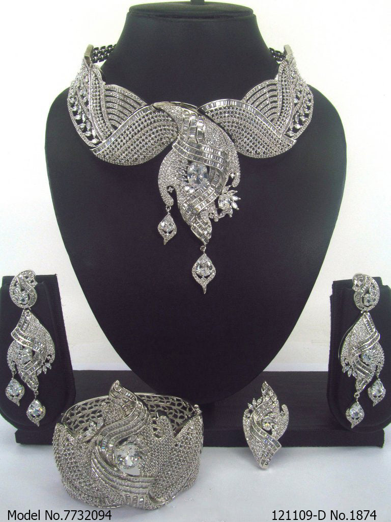 Trendy Fashion Jewellery Set - 7732094 - View 1