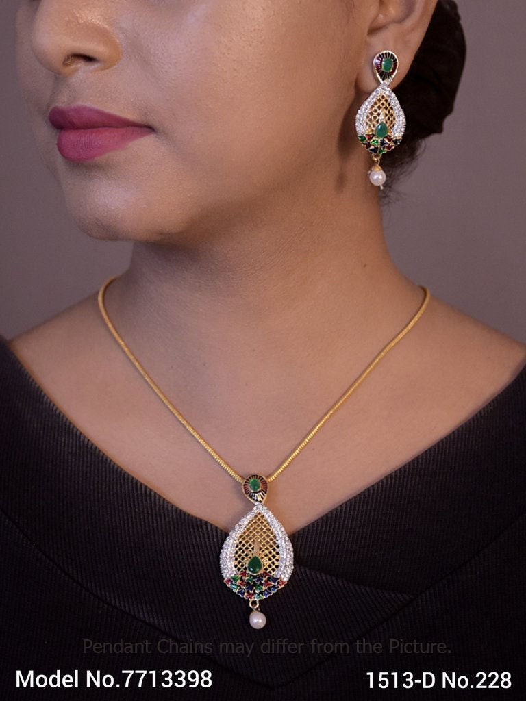 Showstopper Imitation Pendant Set - Amaara World