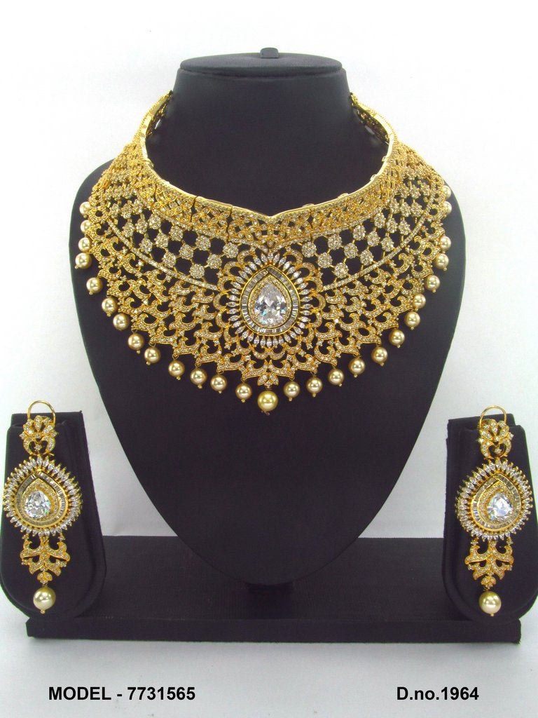 Real Zircon Fashion Jewelry Set - 7731565 - View 1