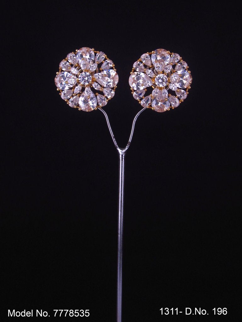 Indian Cz Earring preferred by Bollywood stars - View 2 - Amaara World