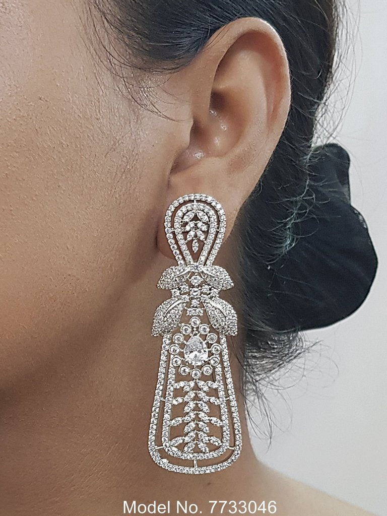 American Diamond Handcrafted Jewelry Set - View B