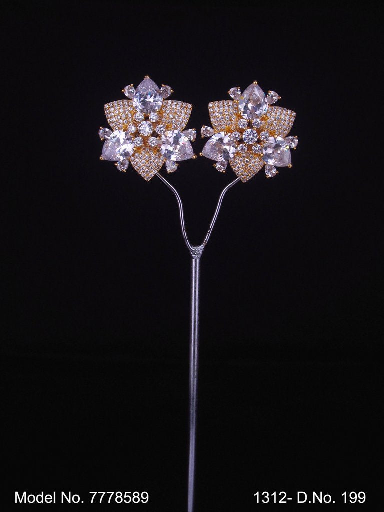 Valentine Gift | Classy Zircon Stud - Amaara World USA - SKU 7778589