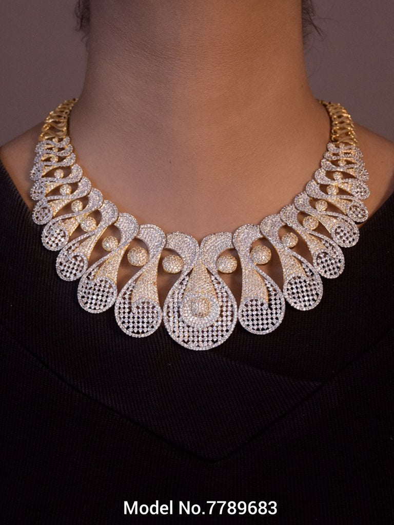 Original Zircon Necklace Set - View B