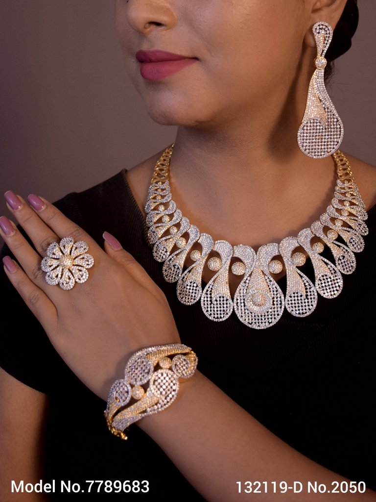 Original Zircon Necklace Set - Amaara World