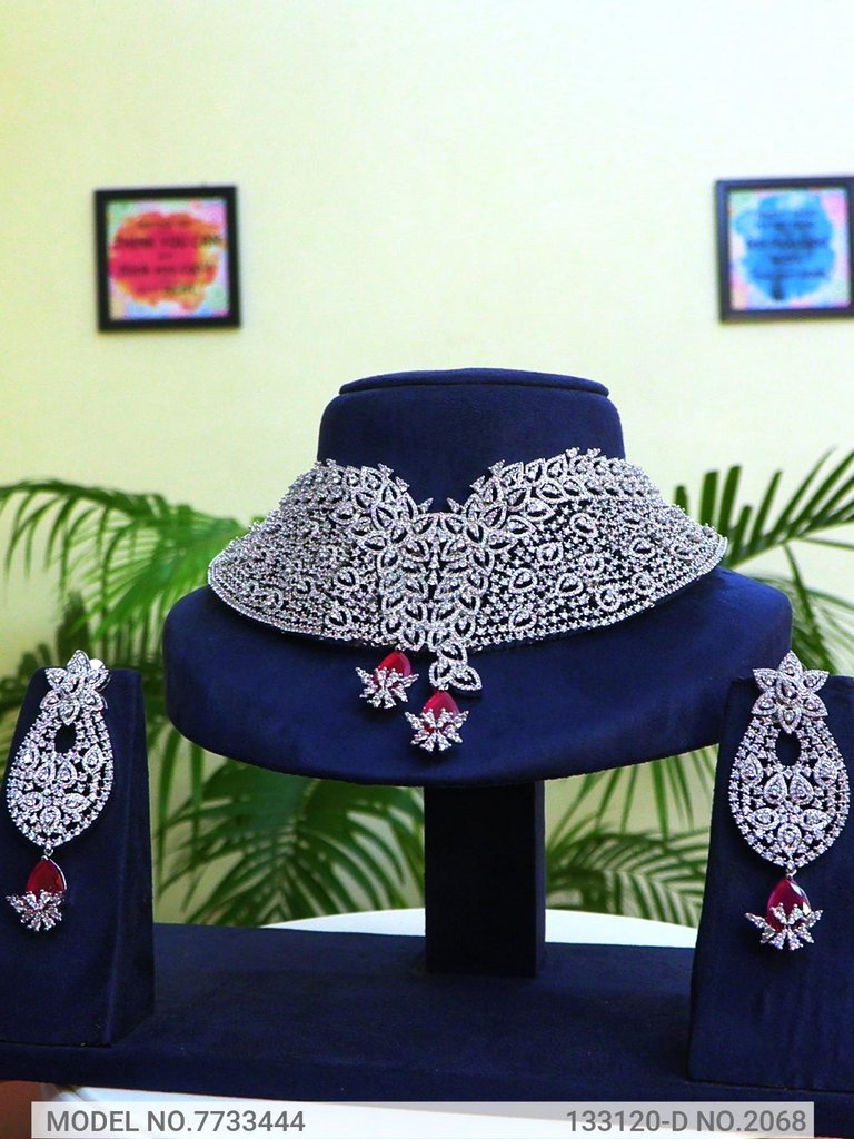 Necklace Set | Original AD / Cubic Zircon - 7733443 - Color variant