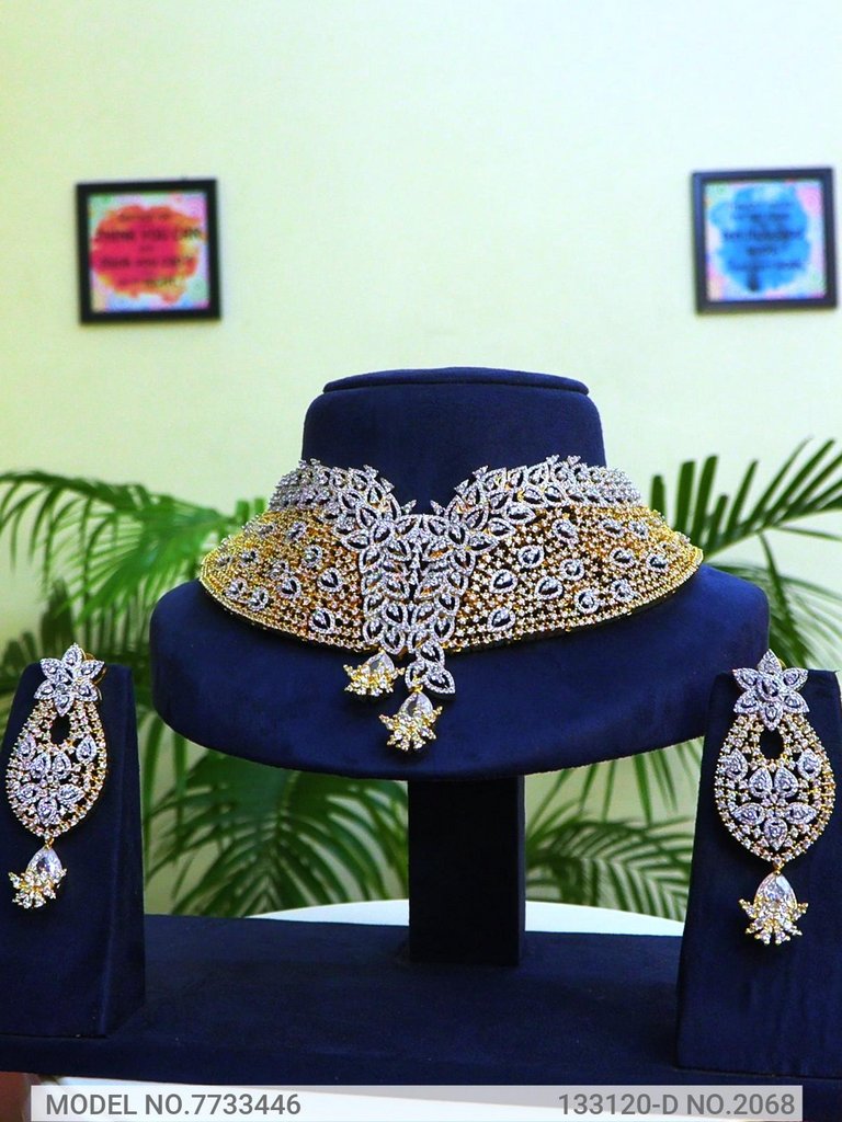 Necklace Set | Original AD / Cubic Zircon - 7733443 - Color variant