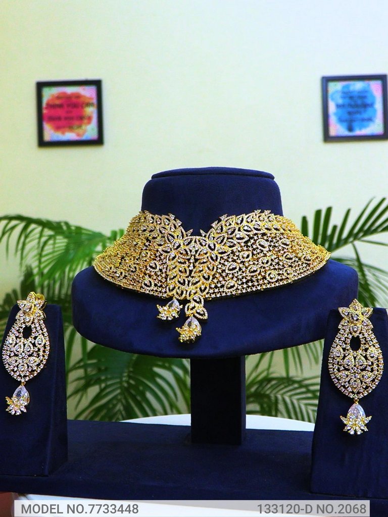 Necklace Set | Original AD / Cubic Zircon - 7733443 - Color variant