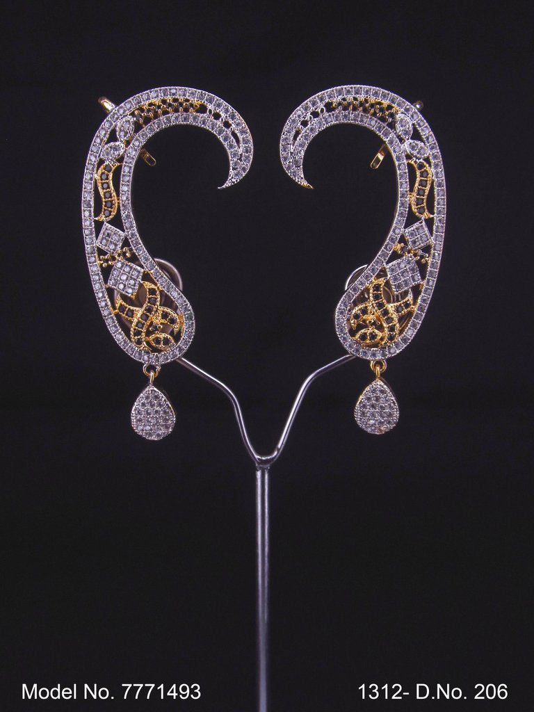 Designer Handmade Cz Earrings - Amaara World