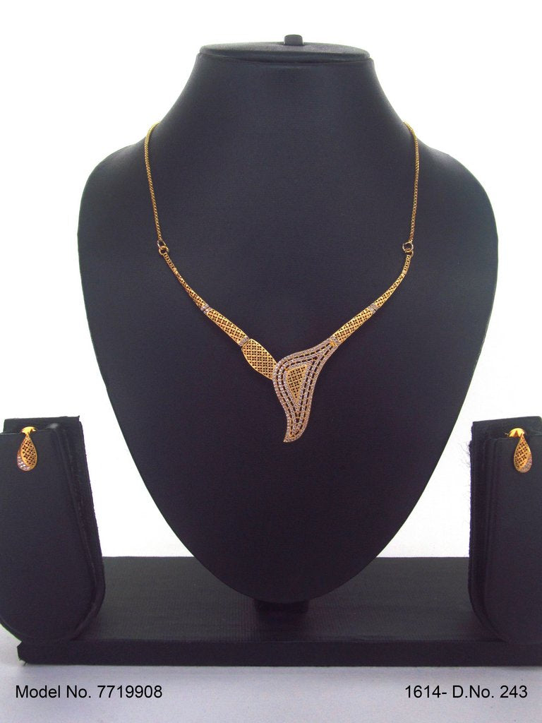 Cz Jewelry Set | Classic Pattern - Style 2 - Amaara World