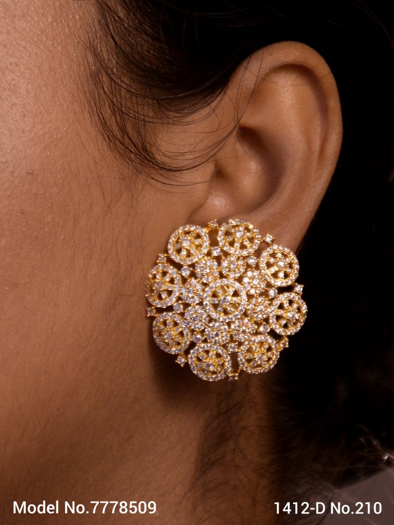 Cubic Zirconia Earrings | best Fashion jewellery - Amaara World USA - SKU 7778509