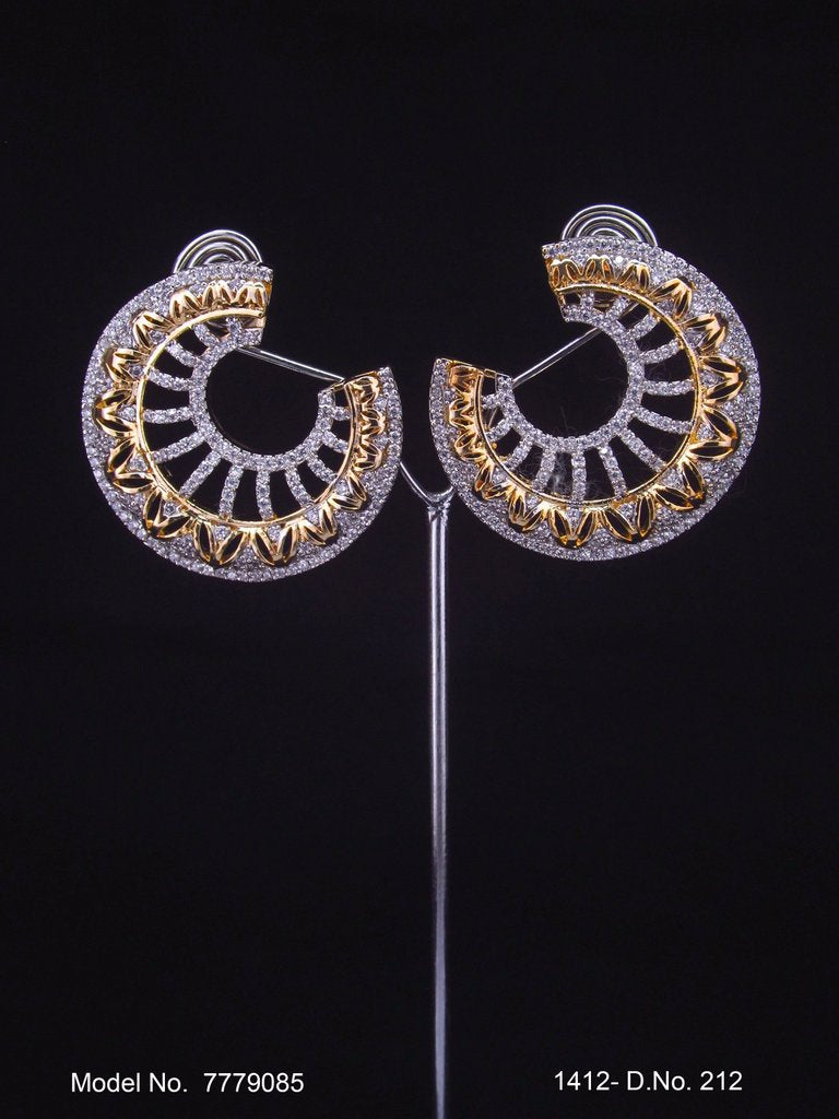 Cubic Zirconia Party Wear Studs Fashion Jewelry - Amaara World