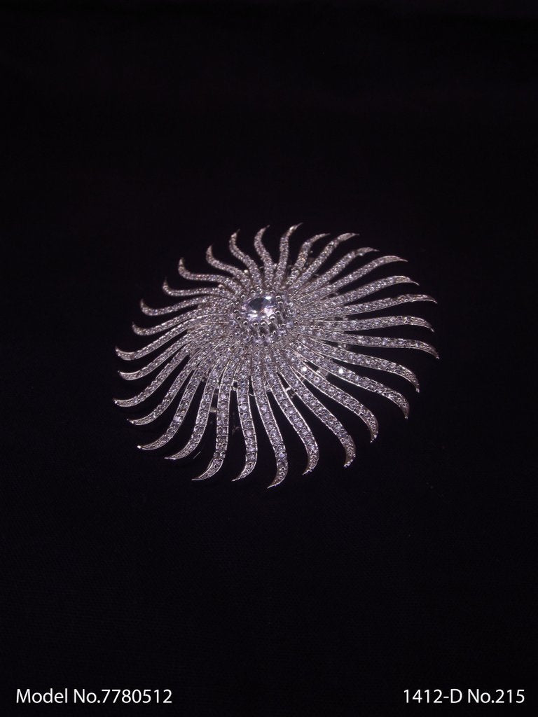 CZ Brooch - Style 1 - Amaara World