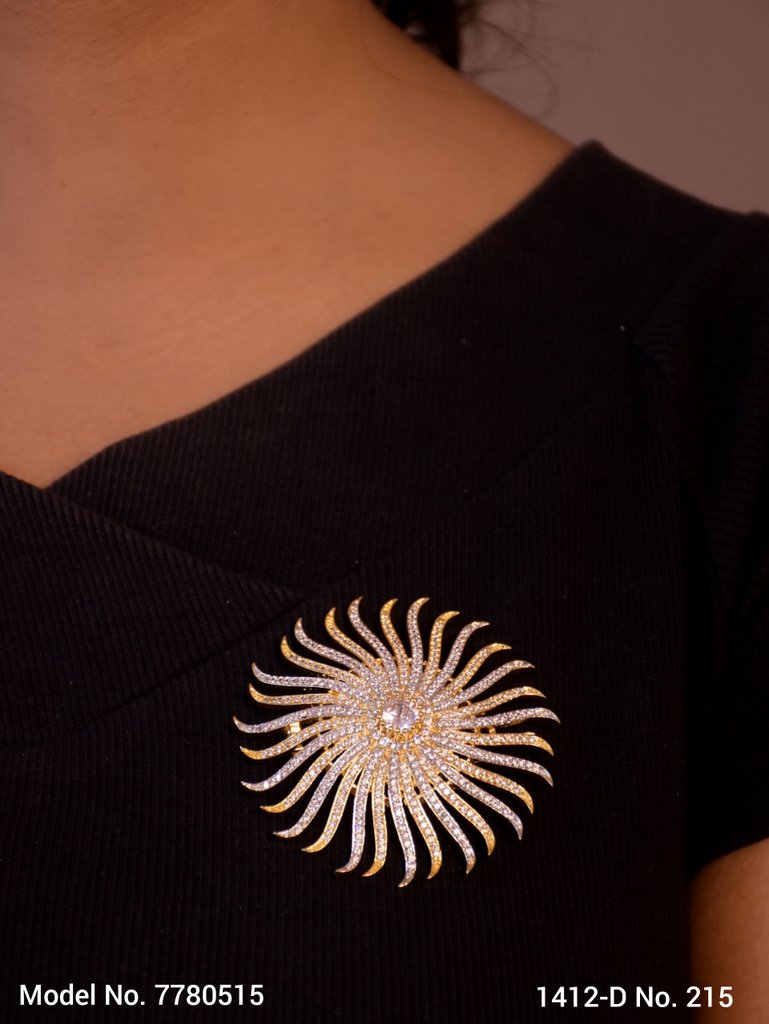 CZ Brooch - Style 2 - Amaara World