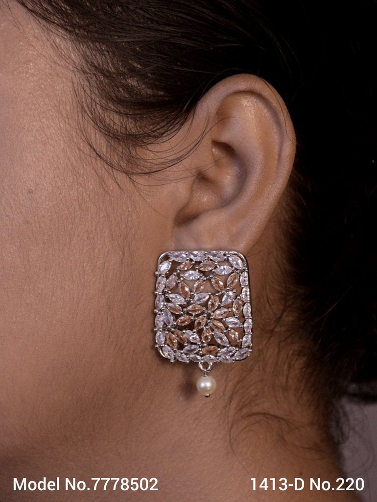 Original Zircon | AAA Star cut Stud AD Jewelry