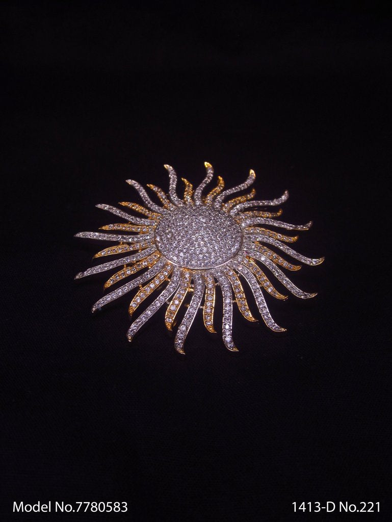 CZ Brooch - Amaara World USA - SKU 7780583