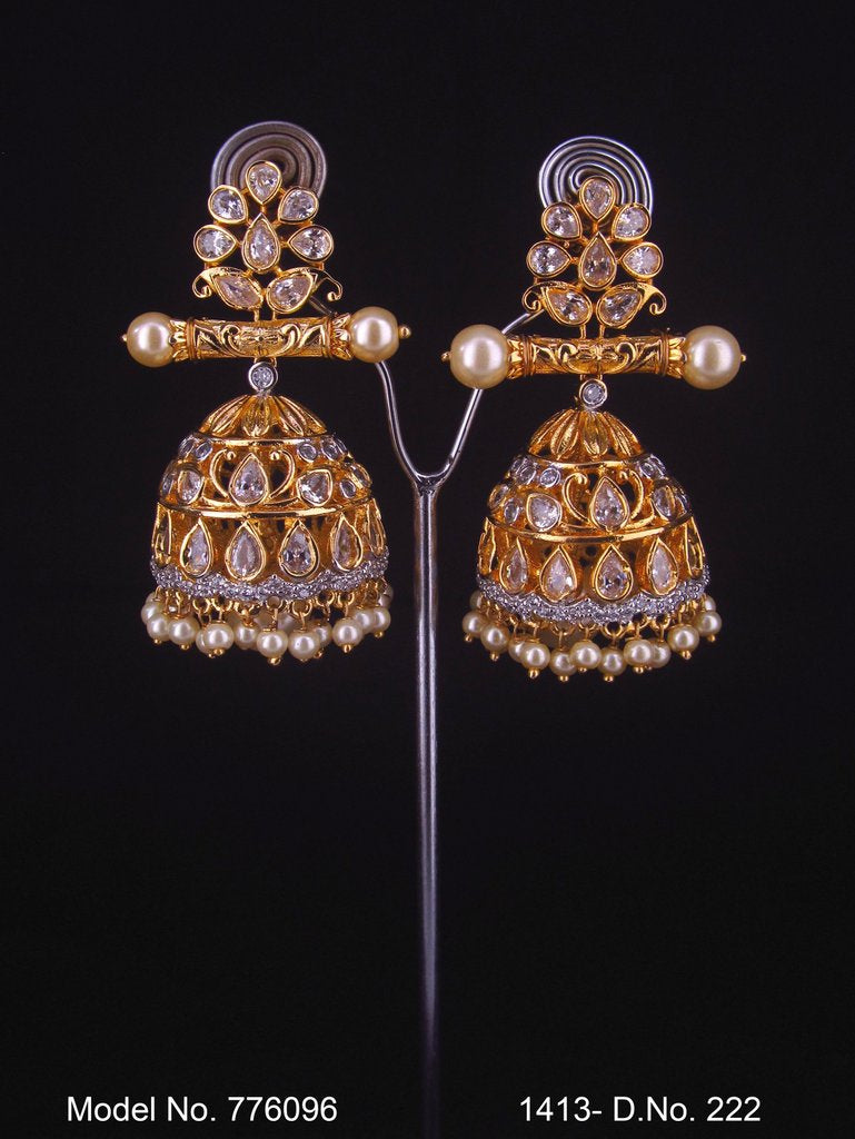 American Diamond Earrings - View A