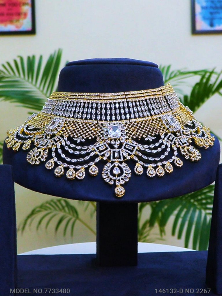 Necklace Set For Wedding Parties - 7733480 - View 2