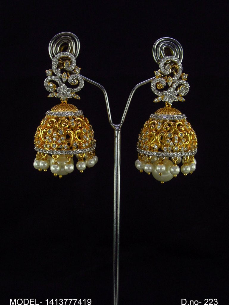 Cz Earrings | Wedding Jewelry - Amaara World