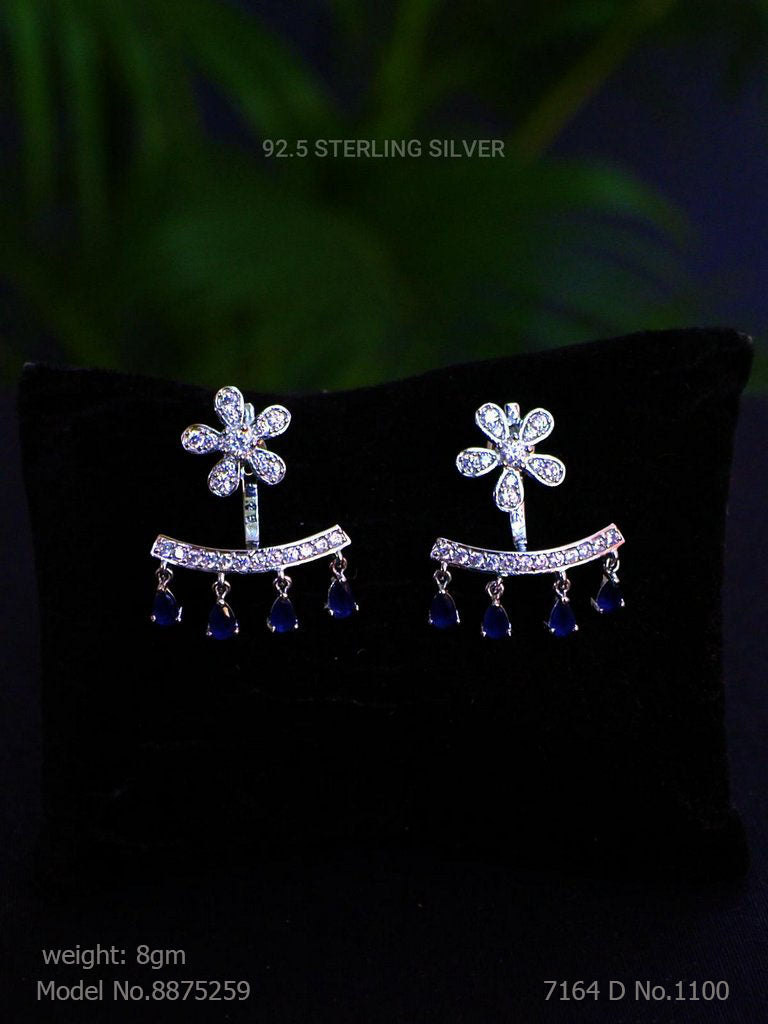 925 Sterling Silver Earrings - View A