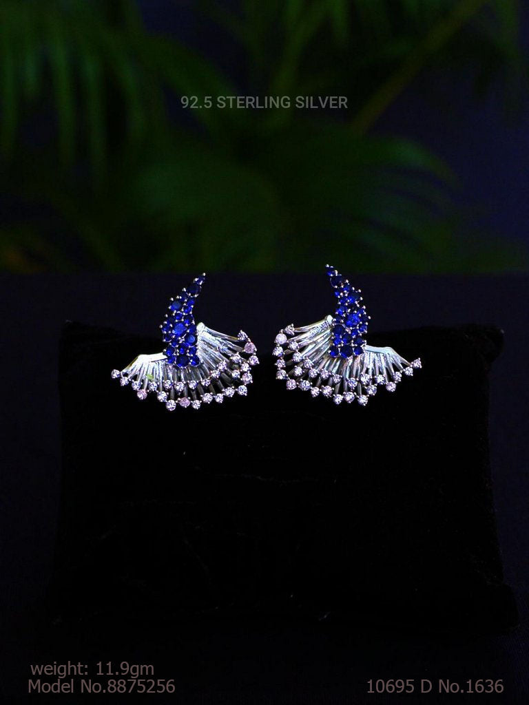 925 Sterling Silver Earrings - View A